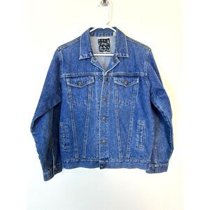 Vintage Tomorrows Generation Jean Jacket‎ Women's M Blue classic pockets